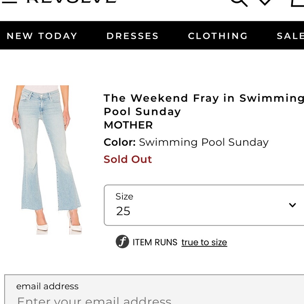 MOTHER Jeans The Weekender Fray Swimming Pool Sunday Size 25 Raw Hem Denim Jeans - Picture 13 of 13